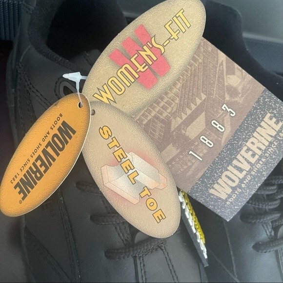 Wolverine Steel Toe Shoes 3882-Size 6 - Picture 8 of 8